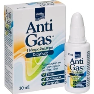 InterMed AntiGas Speciaal Voedingssupplement 30ml Citroen