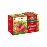 Strawberry and Strawberry Aromfruct Tea, 20 sachets, Fares