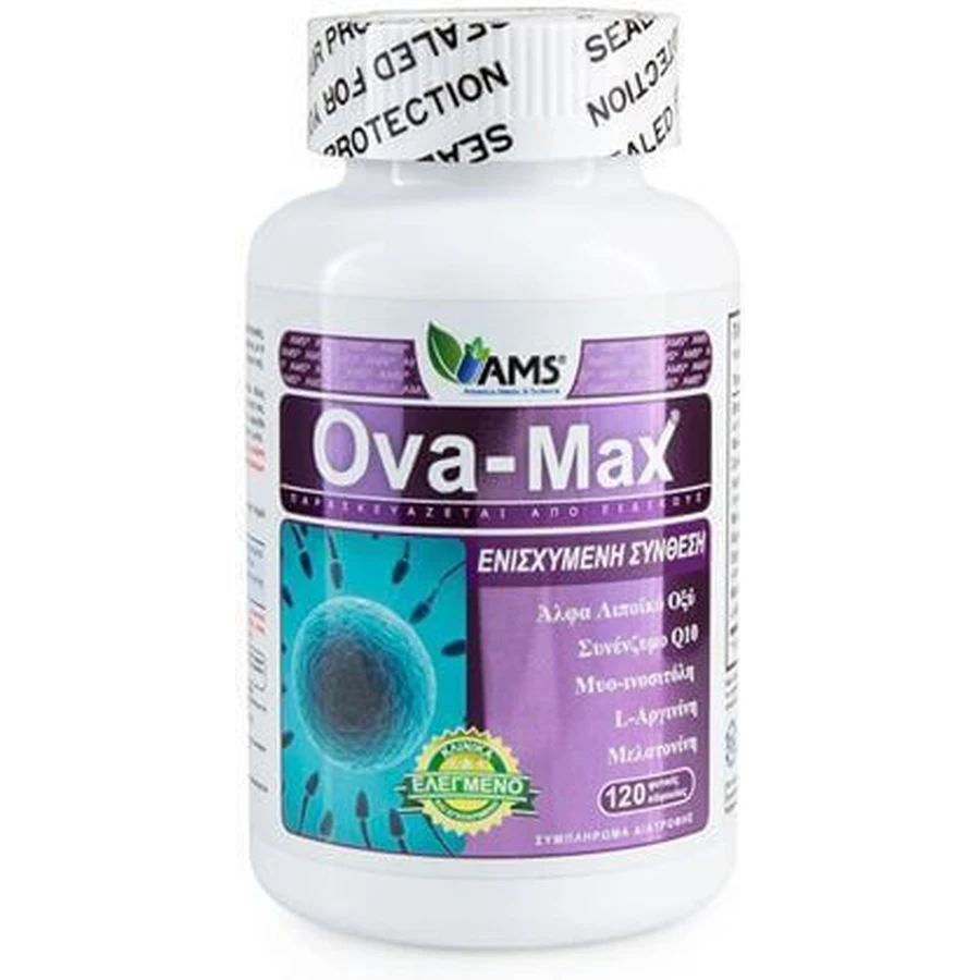 AMS Ova-Max Suplemento para el sueño 120 cápsulas vegetales