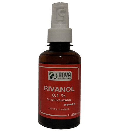 Rivanol cu pulverizator 0,1%, 200ml,  Adya