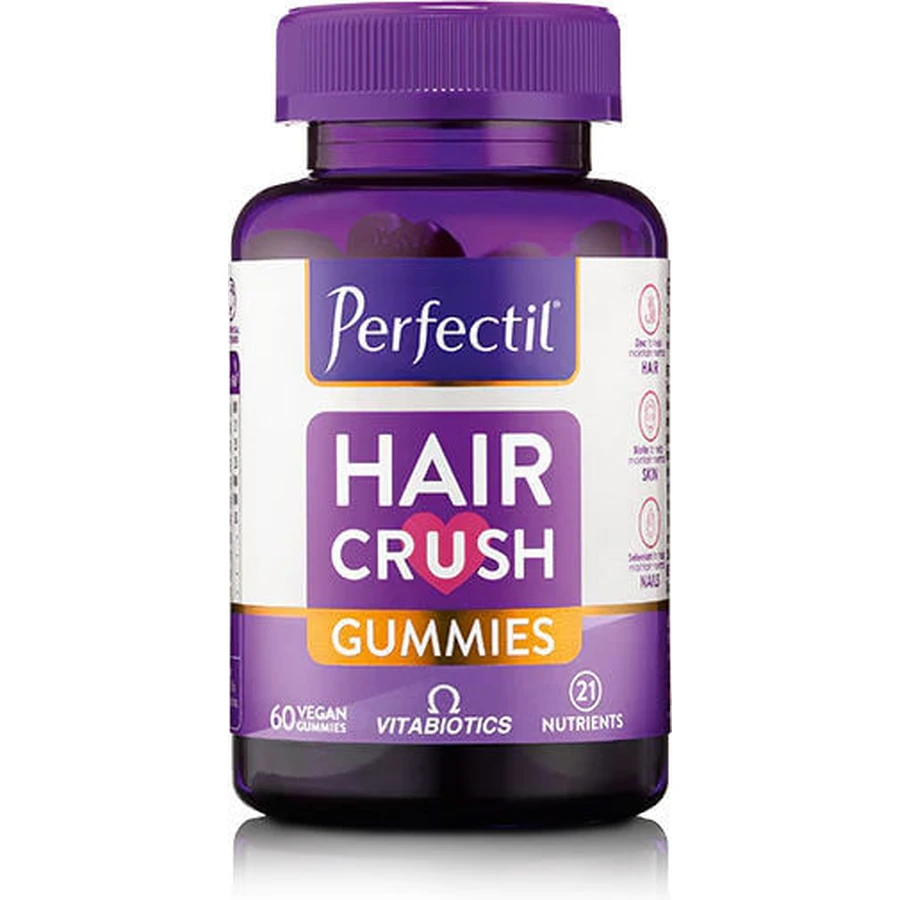 Vitabiotics Perfectil Hair Crush Gummies Speciaal Dieetsupplement 60 geleisnoepjes