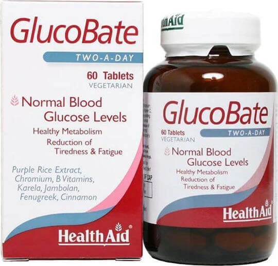Health Aid Glucobate Speciaal Dieetsupplement 60 tabs 60 caps