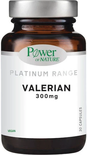 Nature's Power Platinum Serie Valeriaan 300mg Voor Slaap & Angst 30 Natuurlijke Capsules