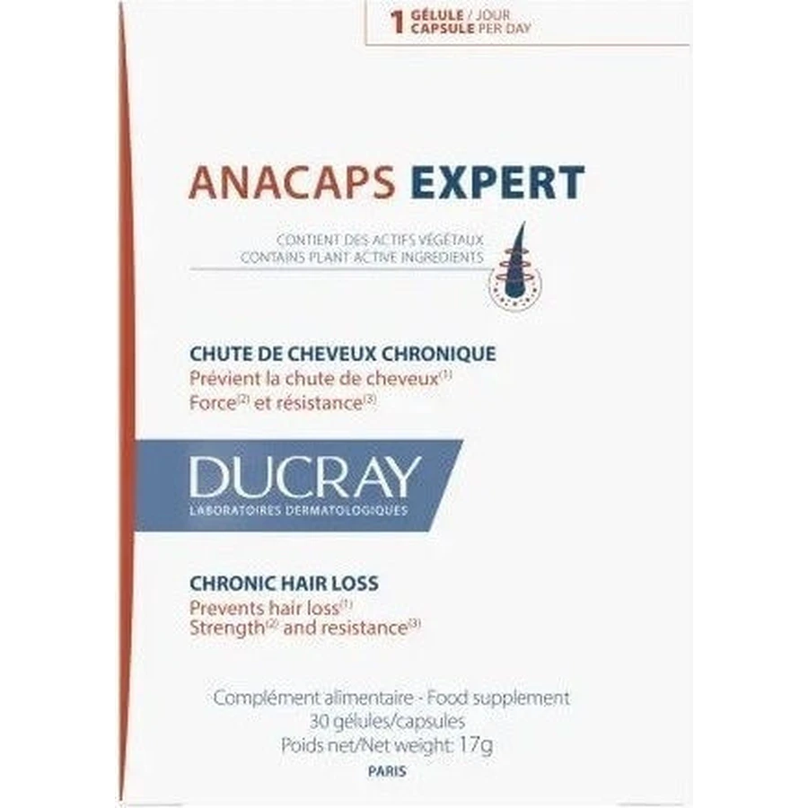 Ducray Anacaps Expert Speciaal Voedingssupplement 30 caps