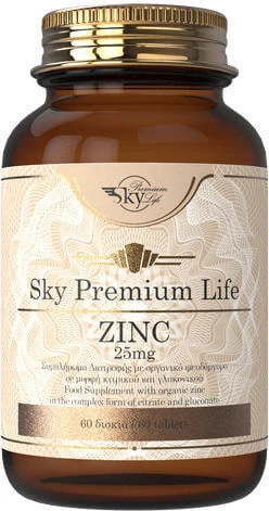 Sky Premium Life Zink 25mg 60 tabletten