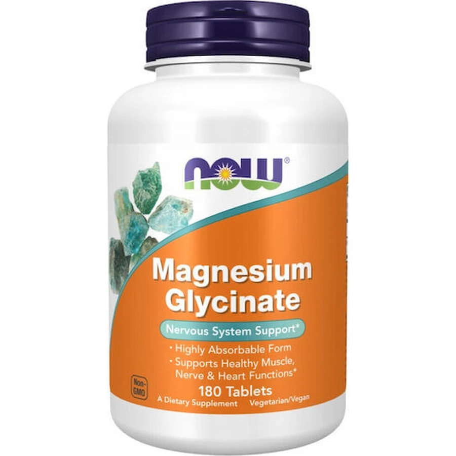 Now Foods Magnesio Glicinato 180 Compresse