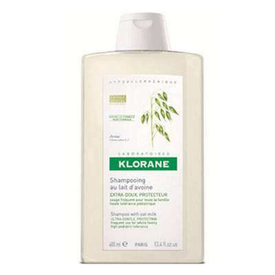 Extremely gentle shampoo with oat milk, 400 ml, Klorane