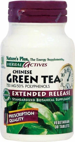 Nature's Plus Herbal Actives Groene Thee Extended Release 30 dossiers
