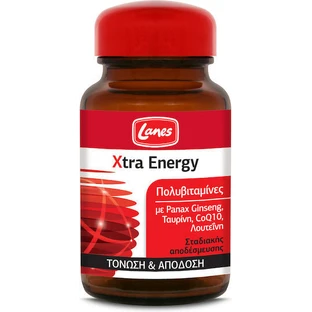 Lanes Xtra Energy Energy Multivitamin 30 Comprimés