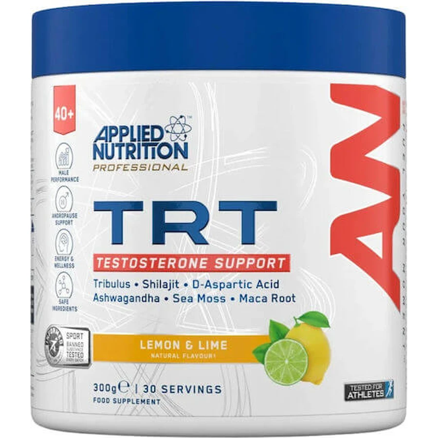 Angewandte Ernährung TRT Testosteron-Boosting Supplement 300gr Zitrone-Limette