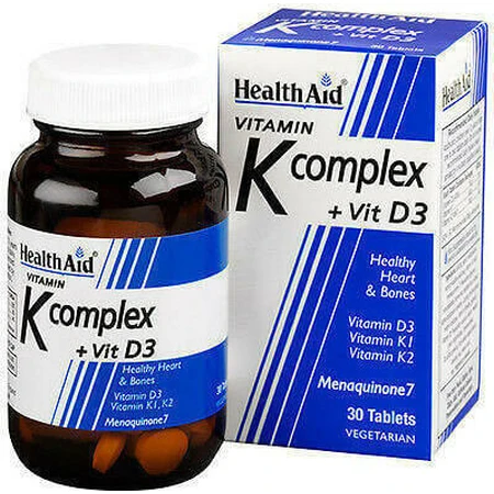 Health Aid Vitamine K Complex + Vit D3 Multivitamine voor de gezondheid van vogels 750mg 30 x 1 tabletten