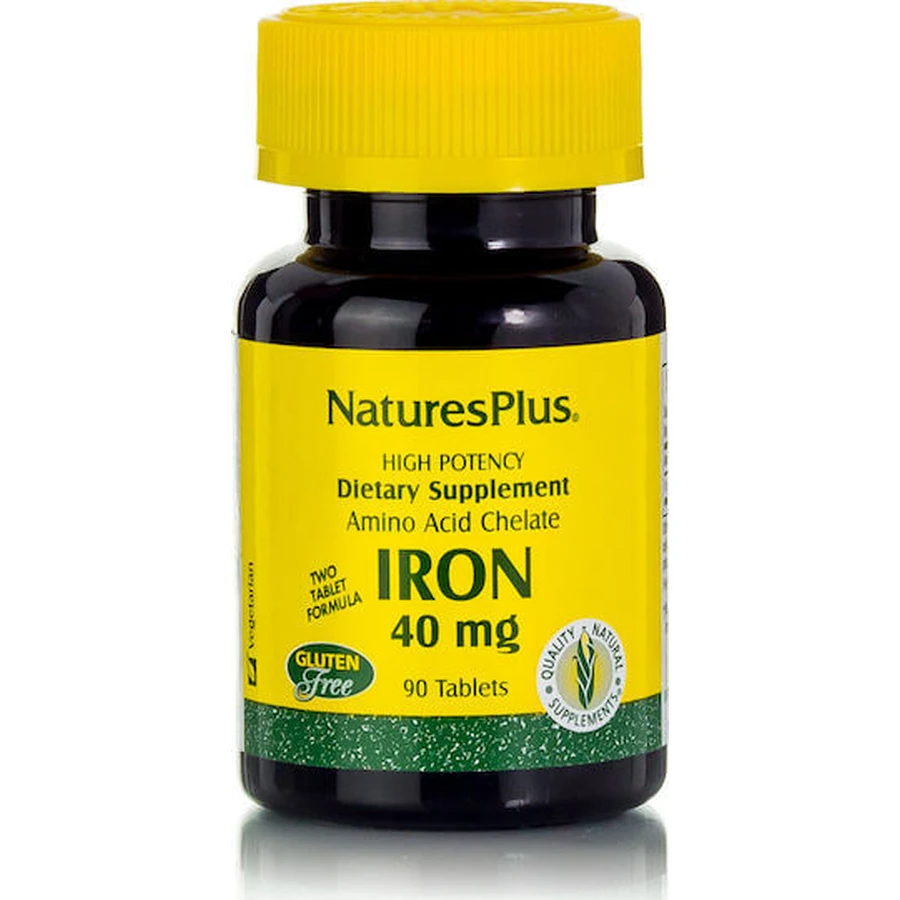 Nature's Plus Iron 40mg 90 comprimés