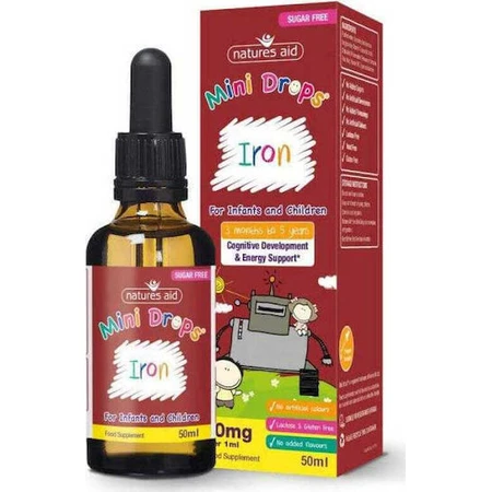 Natures Aid Mini IJzerdruppels 50ml