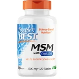 Doctor's Best MSM met OptiMSM 1500mg Gewrichts- en botgezondheidssupplement 120 tabs