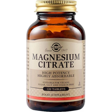 Solgar Magnesium-Zitrat 200mg 120 Tabletten