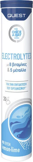 Quest Eenmaal daags elektrolyten citroenlimoen 20 eff 20 tabs