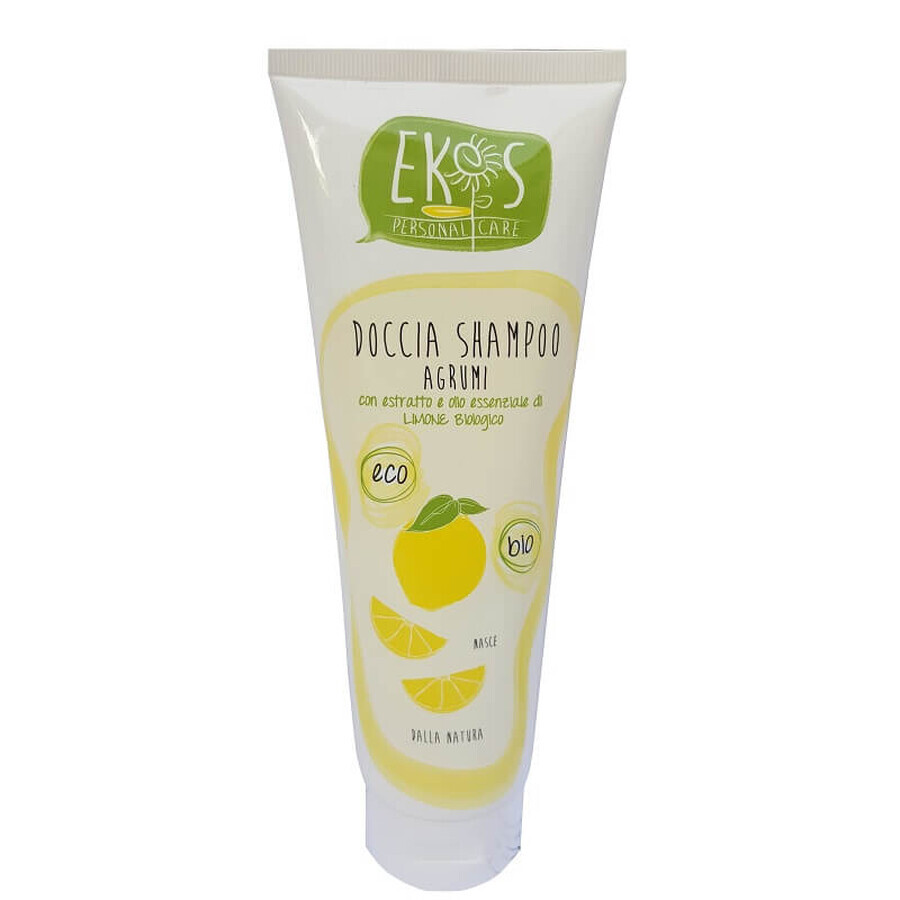 Champú y gel de ducha con cítricos, 250 ml, Ecos