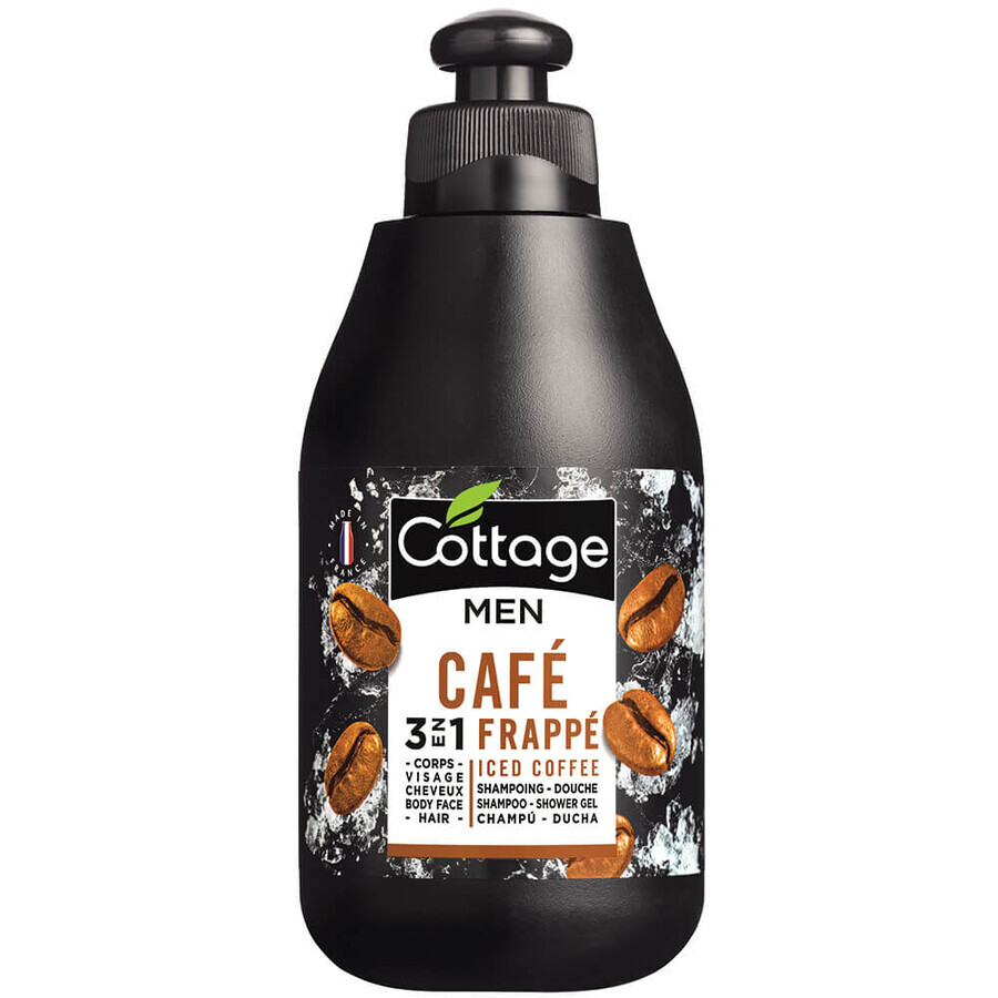 Shampooing et gel douche pour hommes Cafe Frappe, 250 ml, Cottage