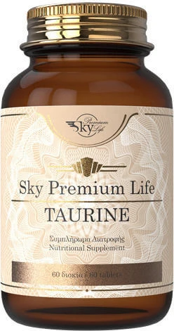 Sky Premium Life Taurine 600mg 60 tabletten niet gearomatiseerd