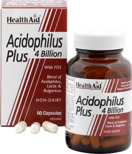 Health Aid Acidophilus Plus 4 miljard probiotica 60 capsules