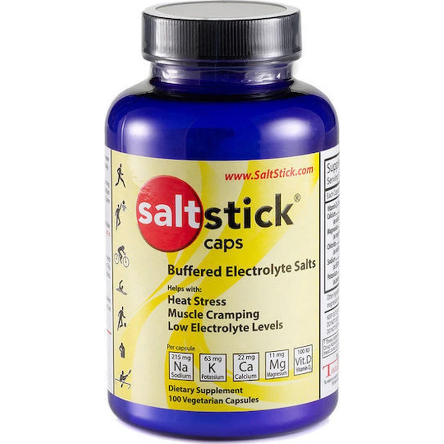 SaltStick Gebufferde Elektrolytenzouten Niet-gearomatiseerd 100 capsules