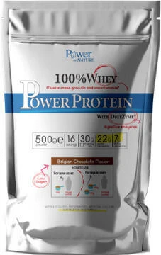Power Of Nature Power Protein Wei-eiwit met smaak Belgische Chocolade 500gr