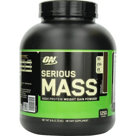 Optimum Nutrition Serious Mass Whey Protein met Creatine & Smaak Chocolade Pindakaas 2.73kg