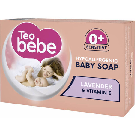 Soap with lavender and vitamin E, 75 g, Teo Bebe