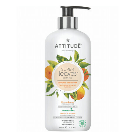 Oranjeblad handzeep, 473 ml, Attitude