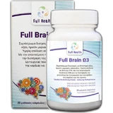 Full Health Full Brain Ω3 Visolie 1000mg 30 softgels Niet-gearomatiseerd