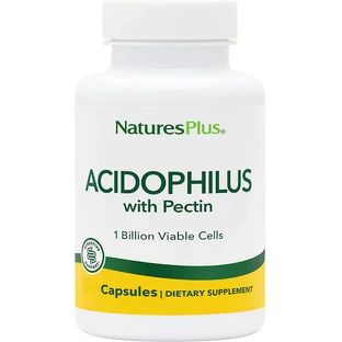 Nature's Plus Acidophilus con Pectina Probiótico 30 cáps.