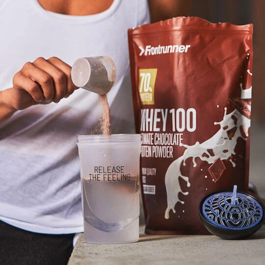 Frontrunner Whey Protein 100 Białko Serwatkowe o Smaku Top Chocolate 1kg: ceny i cechy