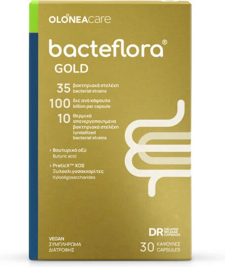Olonea Bacteflora Gold Probiotic 30 plantaardige capsules