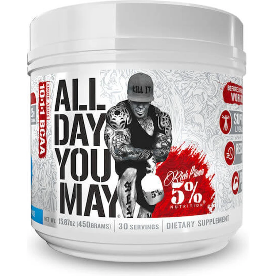 Rich Piana 5% Nutrition All Day You May Legendary 450gr Sweet Southern Tea: ceny i cechy