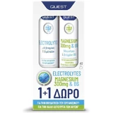Quest Elektrolyten 20 bruistabletten & Magnesium 300mg & B6 20 bruistabletten 40 tabs eff