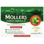 Moller's Forte Omega-3 Levertraan 150 caps Niet-gearomatiseerd