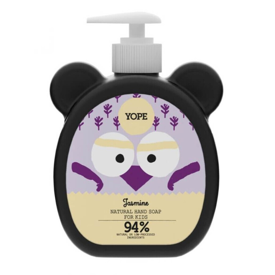 Sapone per le mani naturale al gelsomino per bambini, 400 ml, Yope