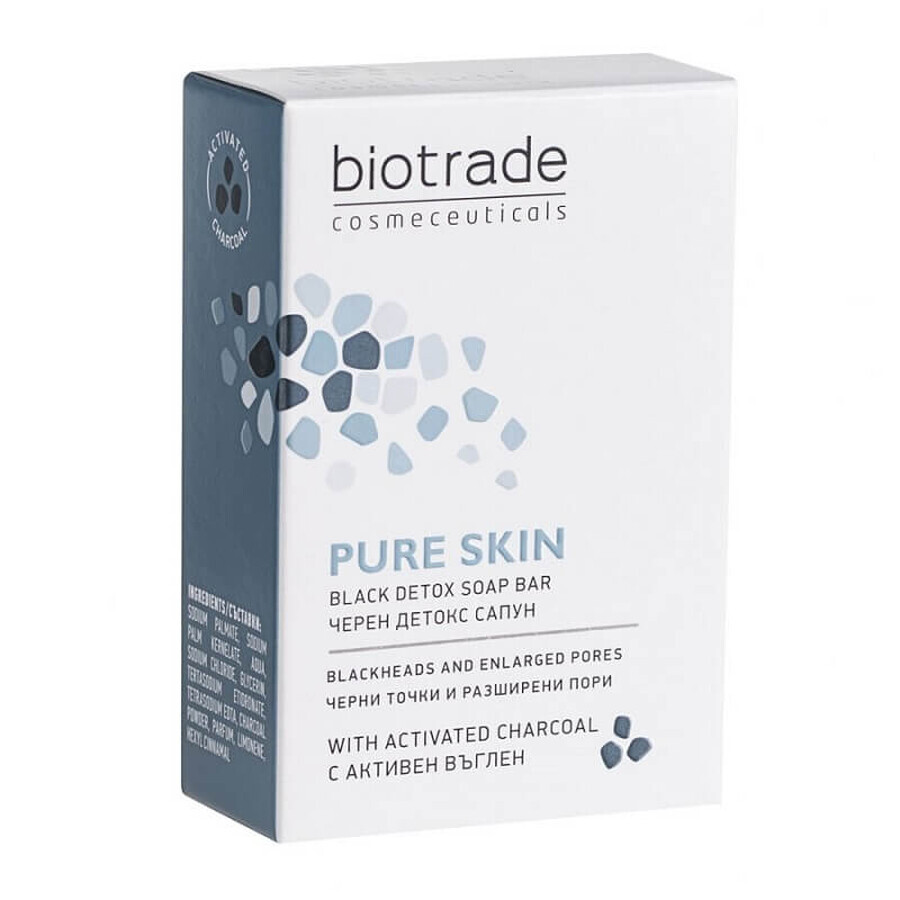 Biotrade Pure Skin Detoxifying Black Soap with activated charcoal, 100 g