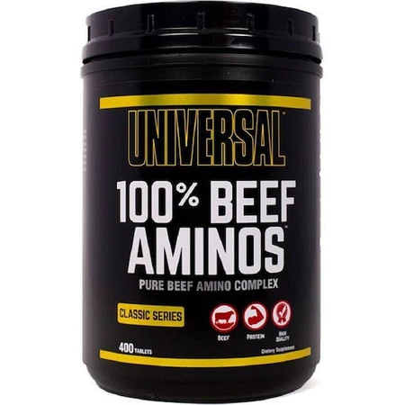 Universal Nutrition 100% Carne de vacuno Aminos 400 Tableta