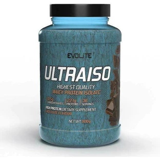 Evolite UltraIso Whey Proteine isolate del siero del latte Senza glutine al gusto di cioccolato 900gr