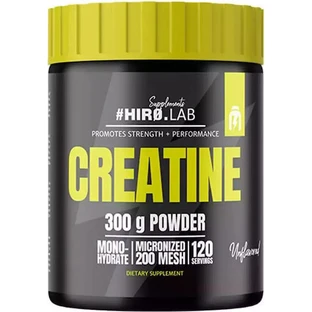 Hiro.Lab Creatina Monohidrato Sin Sabor 300gr