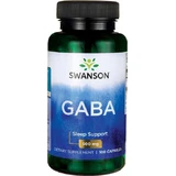 Swanson GABA 500mg 100 Capsules Niet-gearomatiseerd