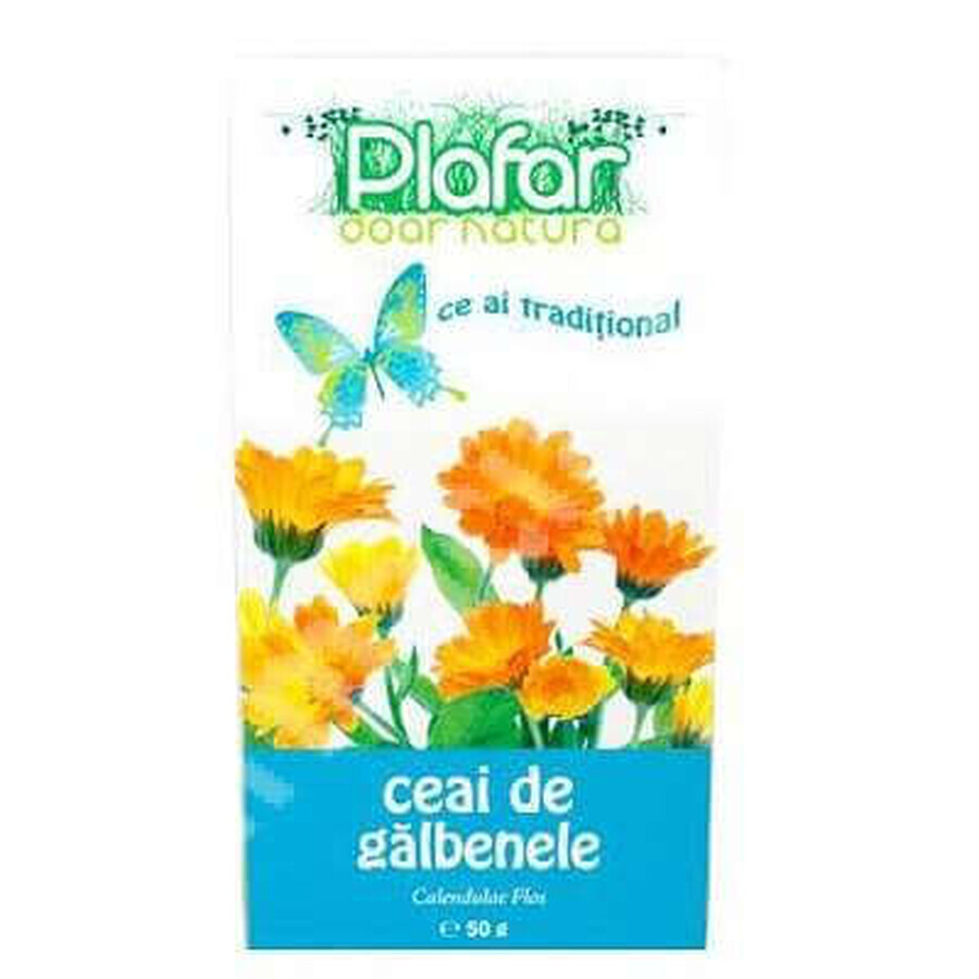 Ceai de Galbenele Flori, 50 g, Plafar