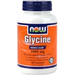 Now Foods Glycine 100 Capsules Unflavoured