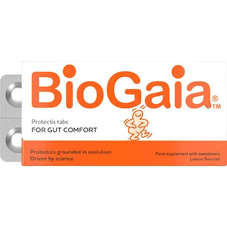 BioGaia ProGaia ProTectis Familie Probiotica voor Volwassenen en Kinderen 10 kauwtabletten Citroen