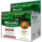 Moller's Omega 3 Aceite de pescado / Aceite de hígado de bacalao 150 cáps. sin sabor