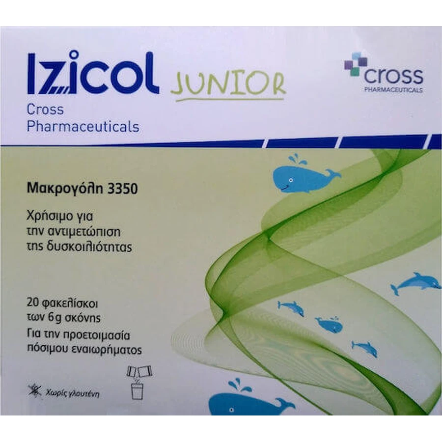 Cross Pharmaceuticals Izicol Junior Speciaal Dieetsupplement 6gr