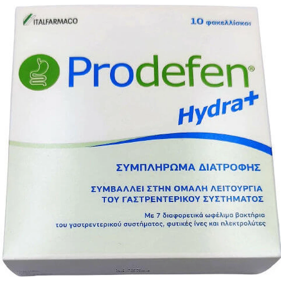 ITF Hellas Prodefen Hydra+ Speciaal Voedingssupplement 10 sachets