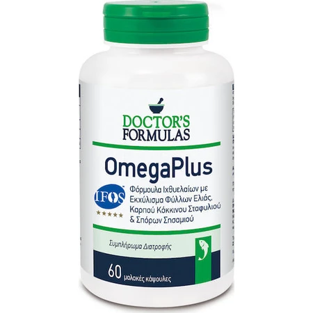 Doctor's Formulas OmegaPlus Fish Oil 60 softgels Unflavoured