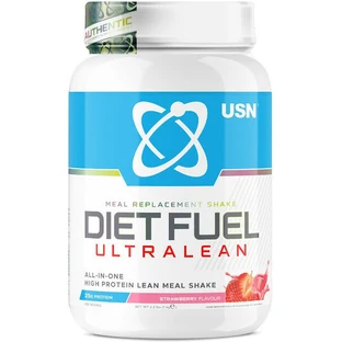 USN Mahlzeit-Ersatz-Shake Mahlzeit-Ersatz-Shake DietFuel UltraLean mit Erdbeergeschmack 1kg